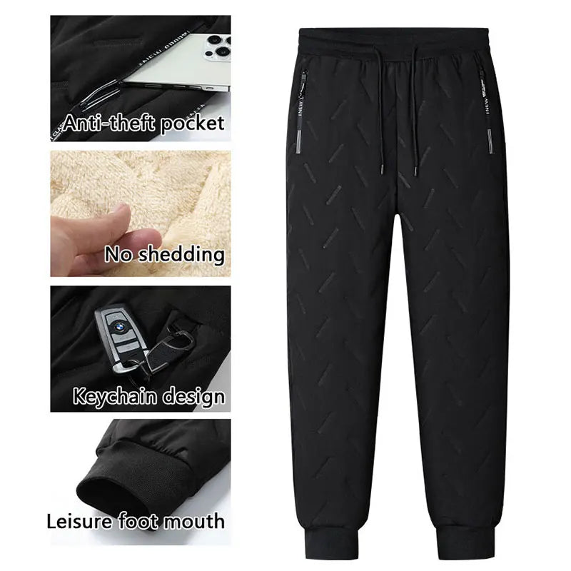 Men's Winter Fleece Jogger Pants
