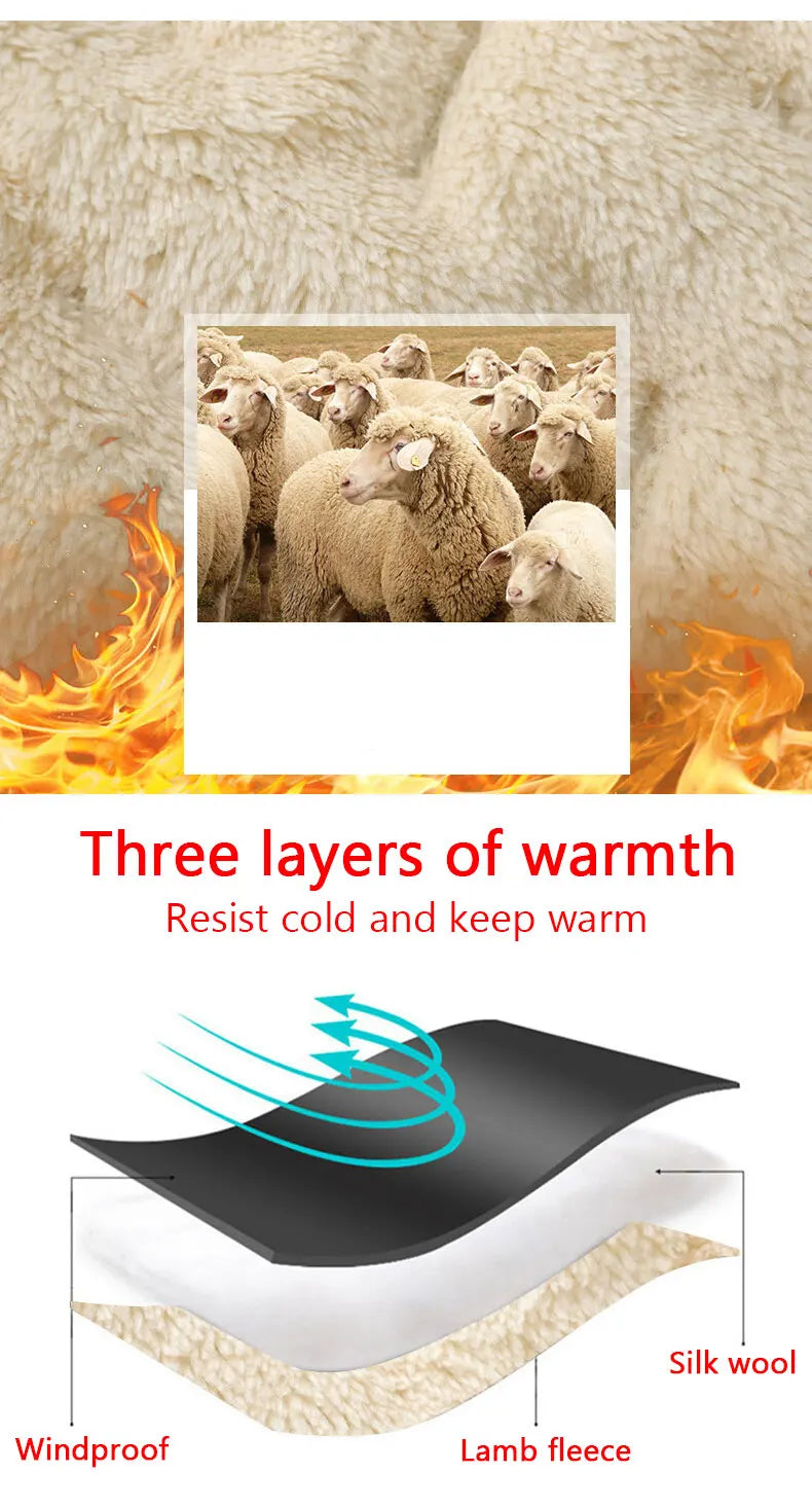 Men's Winter Fleece Jogger Pants