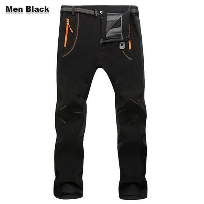 LNGXO Men's Winter Fleece Hiking Pants
