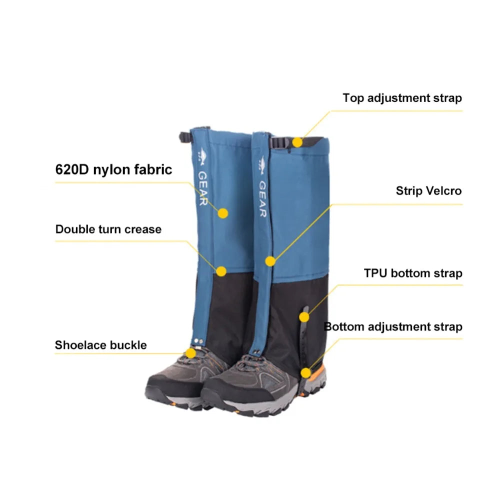 Waterproof Hiking Leg Gaiters