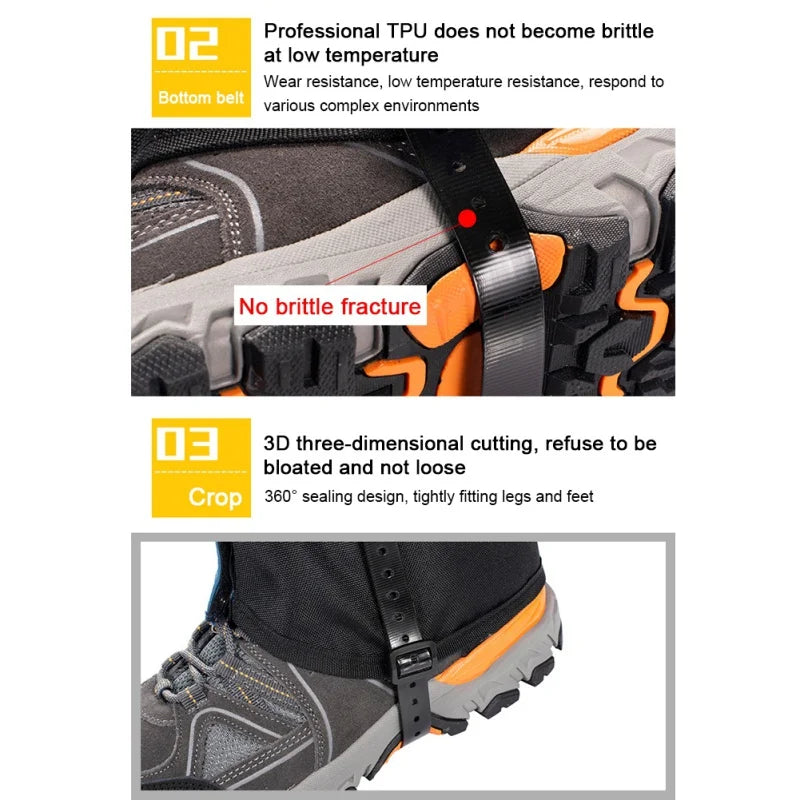 Waterproof Hiking Leg Gaiters