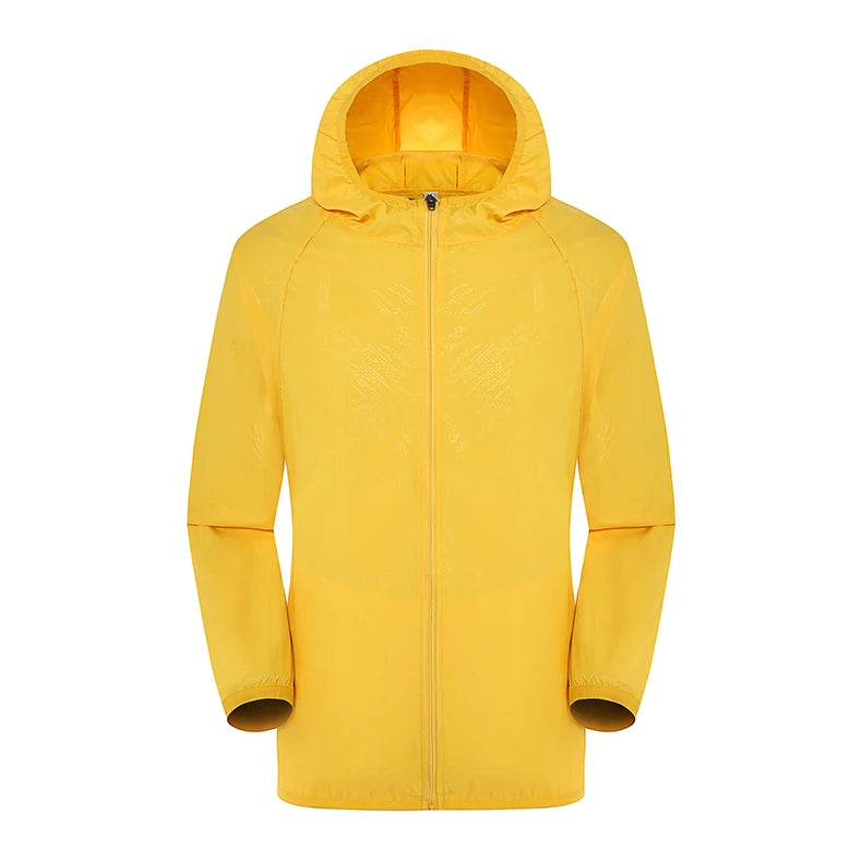 LNGXO Unisex Waterproof Hiking Jacket – Lightweight Outdoor Windbreaker