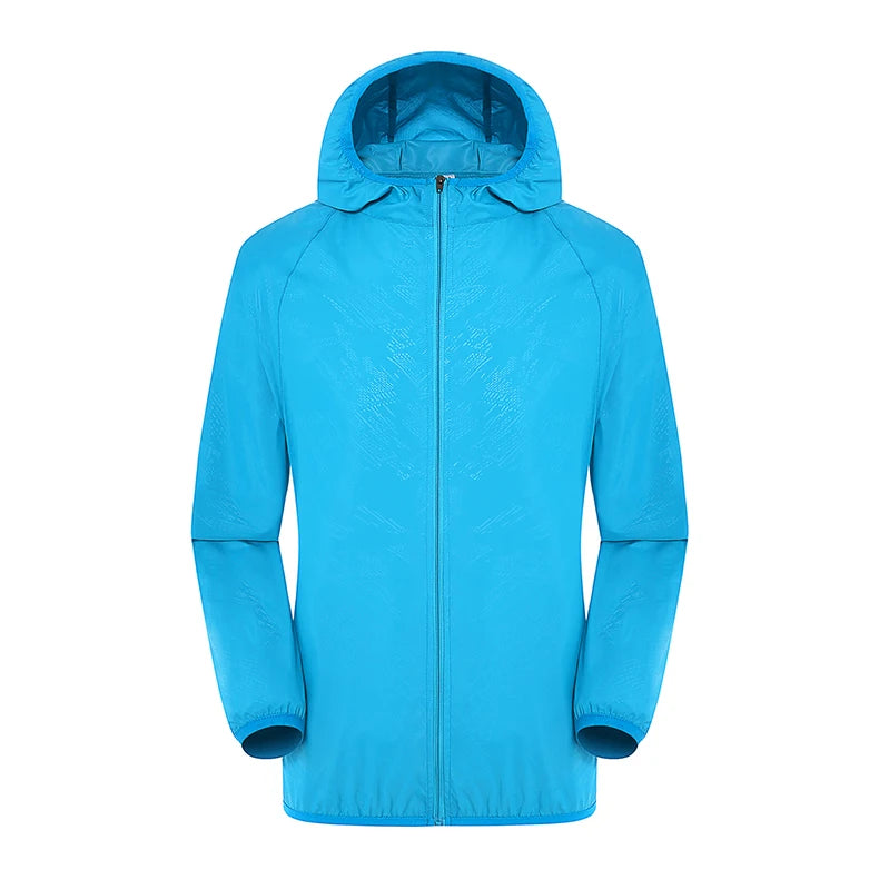 LNGXO Unisex Waterproof Hiking Jacket – Lightweight Outdoor Windbreaker