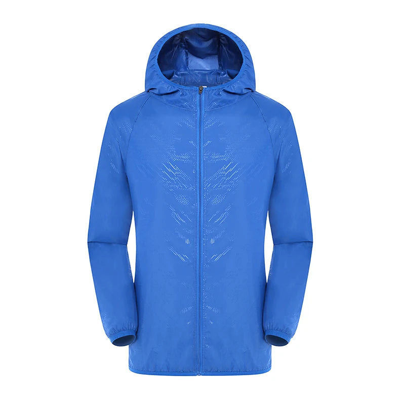 LNGXO Unisex Waterproof Hiking Jacket – Lightweight Outdoor Windbreaker