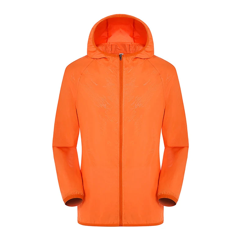 LNGXO Unisex Waterproof Hiking Jacket – Lightweight Outdoor Windbreaker