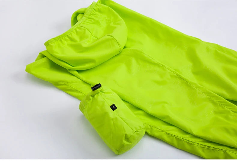 LNGXO Unisex Waterproof Hiking Jacket – Lightweight Outdoor Windbreaker