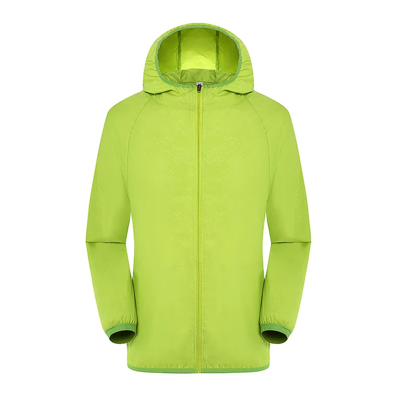 LNGXO Unisex Waterproof Hiking Jacket – Lightweight Outdoor Windbreaker