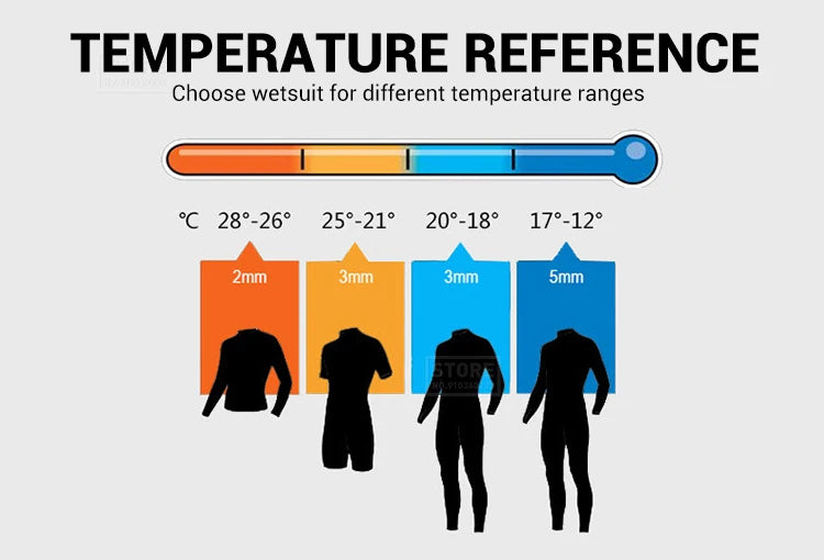 Men’s 3mm Neoprene Wetsuit for Surfing & Diving