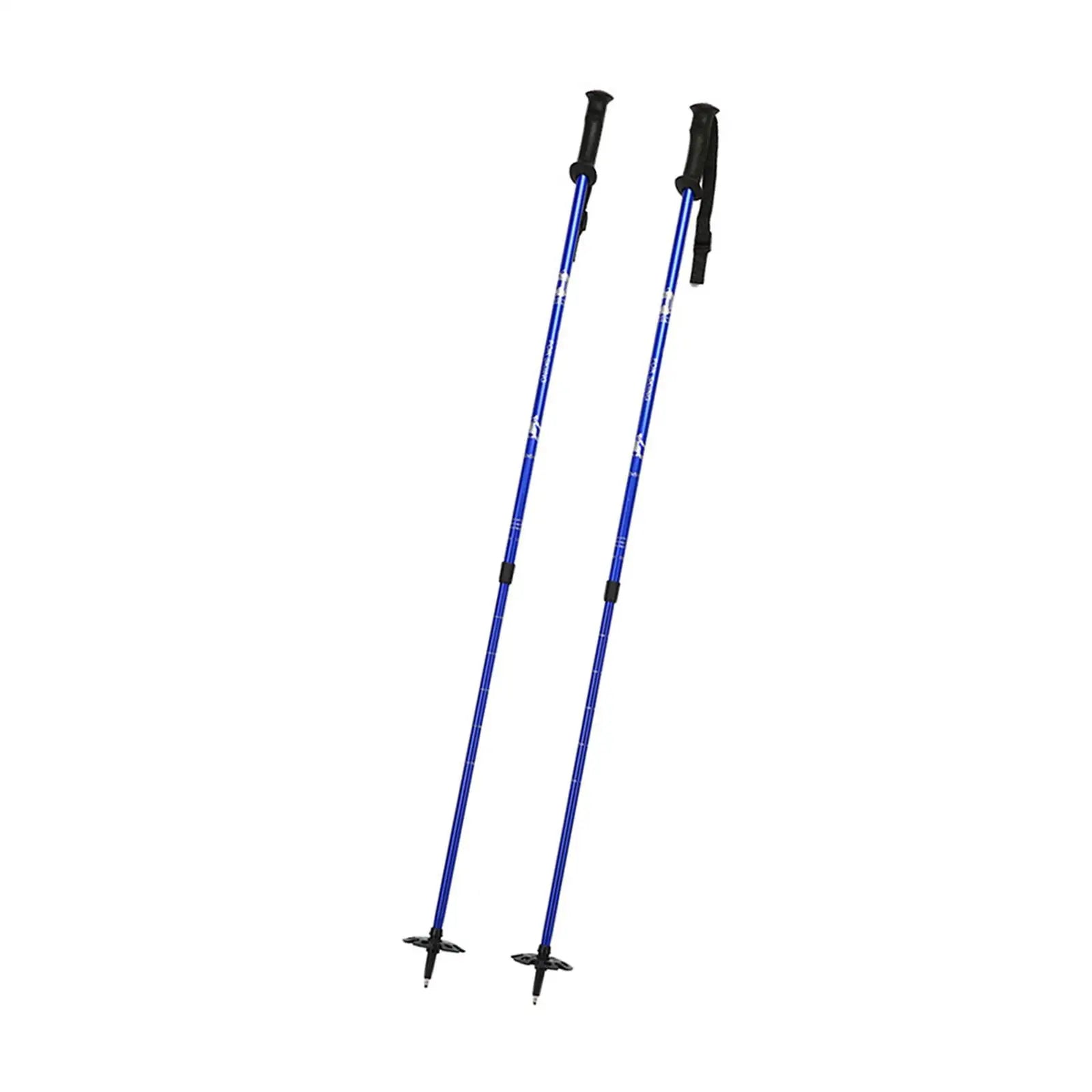 Ski Poles with Lock System & Ergonomic Grip for Adults & Kids