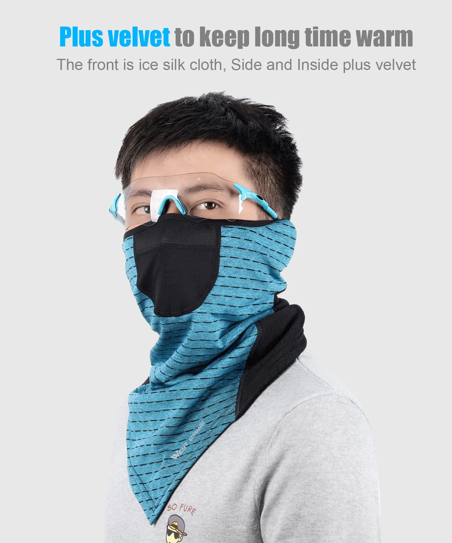 WEST BIKING Winter Windproof Thermal Neck Warmer