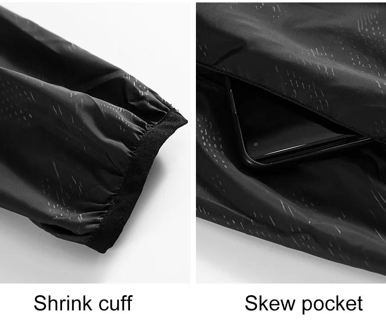 LNGXO Unisex Waterproof Hiking Windbreaker