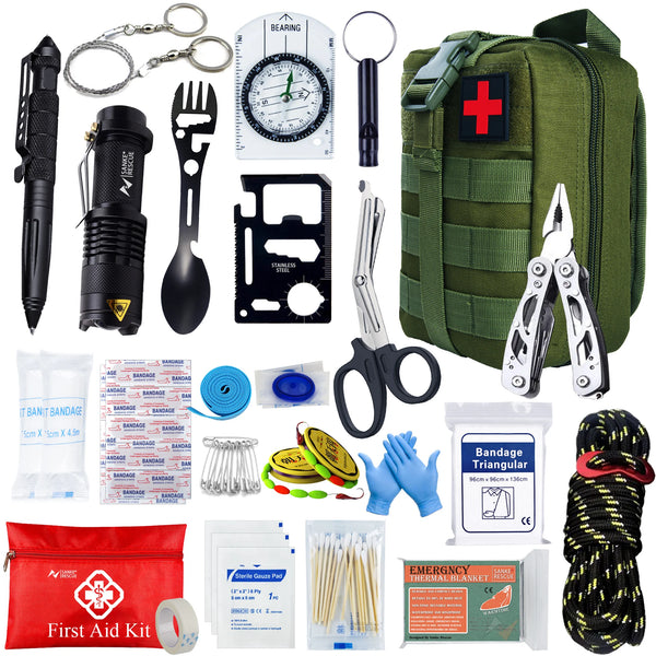 Survival First Aid Kit Molle Emergency IFAK