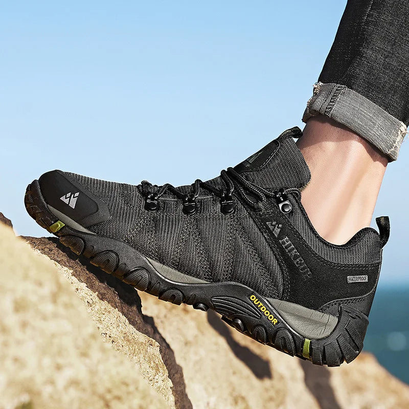 HIKEUP Men's Non-Slip Hiking Shoes