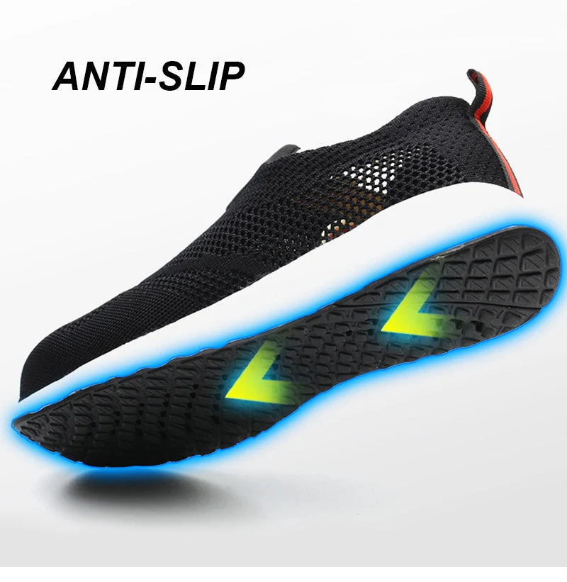 Summer Mesh Lightweight Steel Toe Work Sneakers