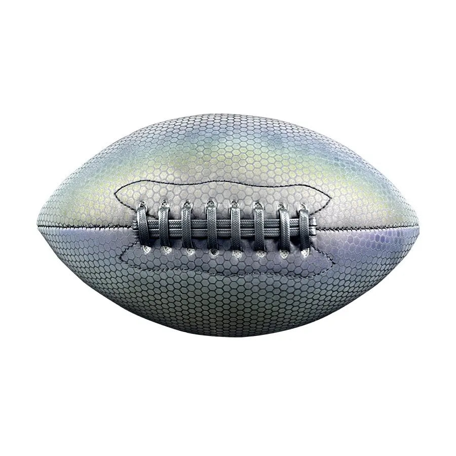 Luminous Reflective Olive Rugby Ball PU