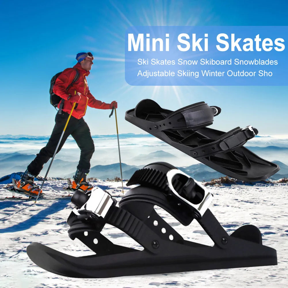 Mini Short Ski Skates – Portable Winter Skiboards