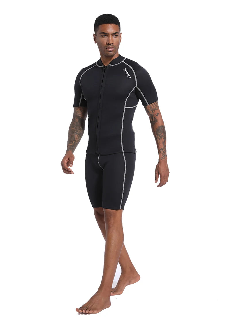 CRSC Neoprene Wetsuit 1.5/3MM Short Sleeve Dive Suit