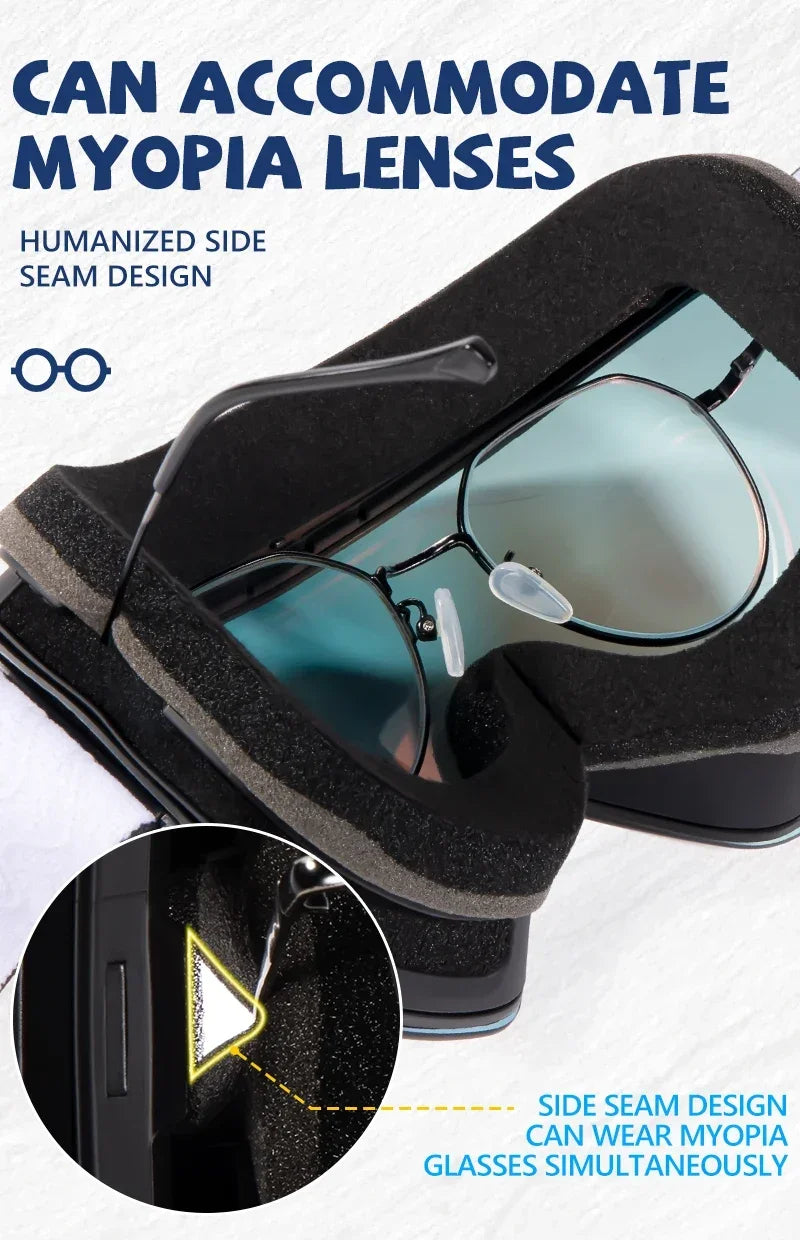 Kapvoe Photochromic Magnetic Ski Goggles UV400