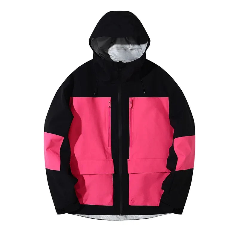 Winter Mountain Ski Jackets Waterproof Hooded Snowboard Coat