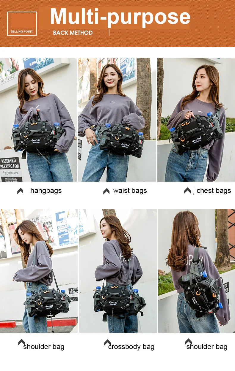 Camping Waist Chest Crossbody Bag