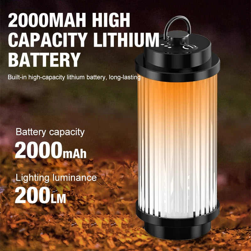 3000mAh USB Rechargeable Mini LED Camping Lantern