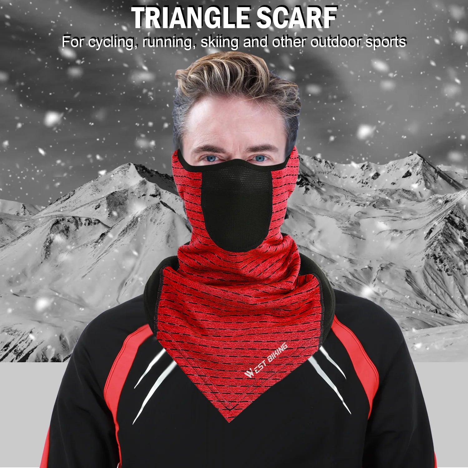 WEST BIKING Winter Windproof Thermal Neck Warmer