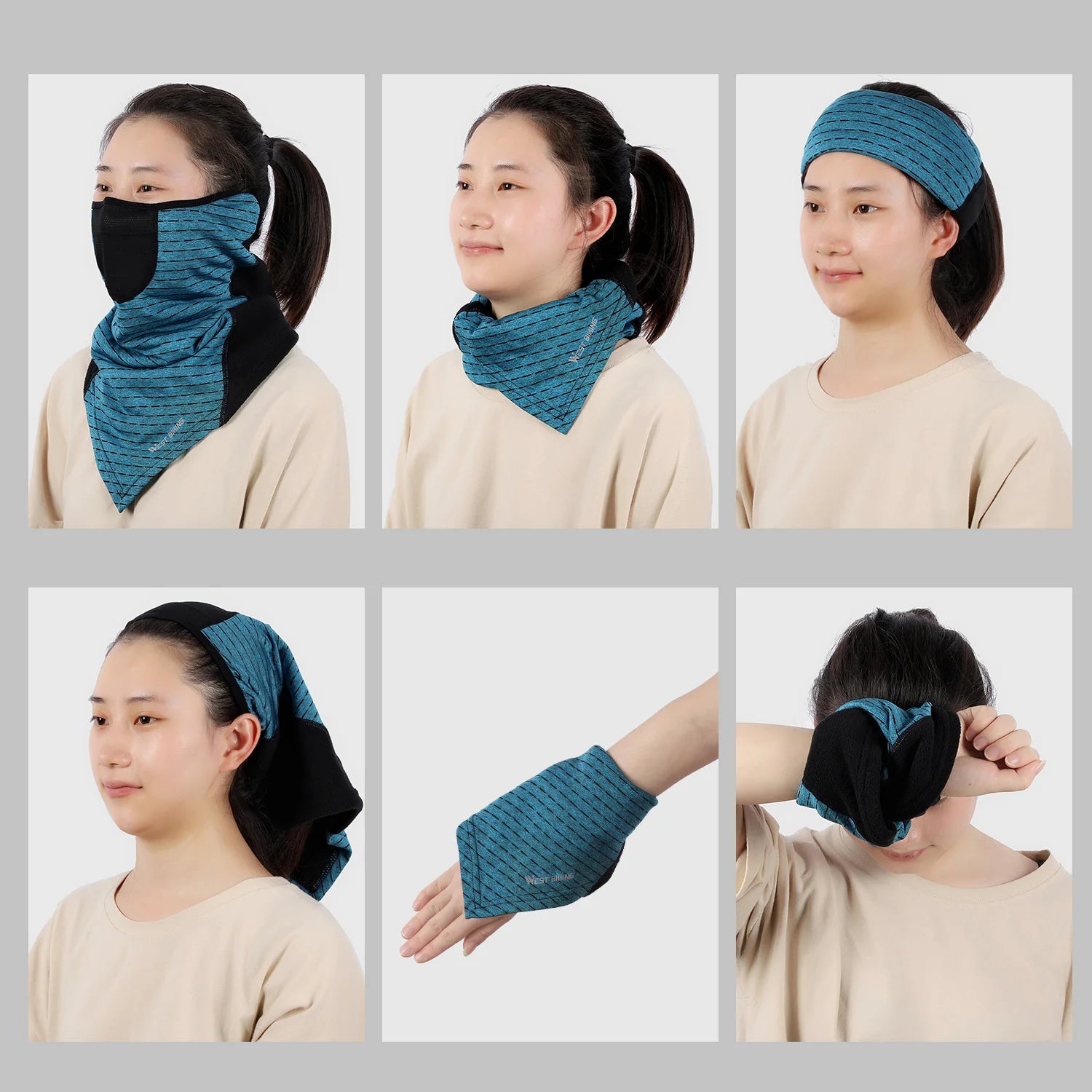 WEST BIKING Winter Windproof Thermal Neck Warmer