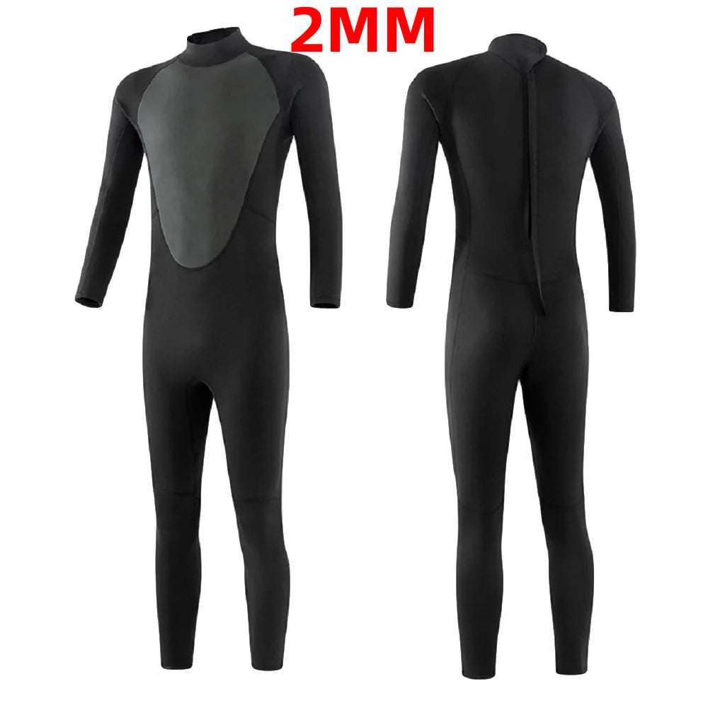 3mm/2mm Neoprene Wetsuit Full Body Thermal Diving & Surfing Suit