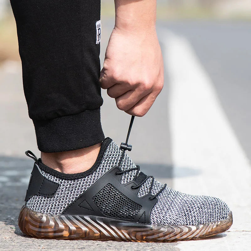 Men’s Steel Toe Lightweight Safety Work Shoes