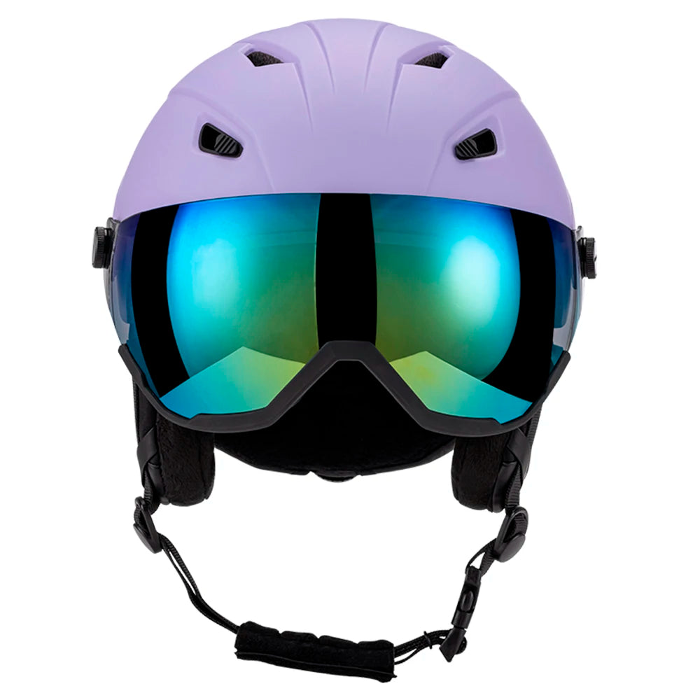 LIXADA Integrated Ski & Snowboard Helmet with Removable Visor & Goggles