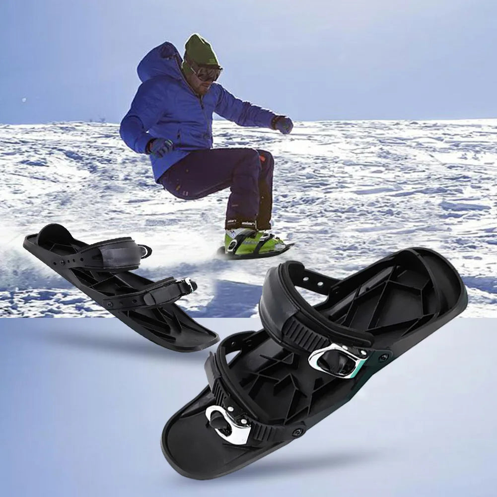Mini Short Ski Skates – Portable Winter Skiboards