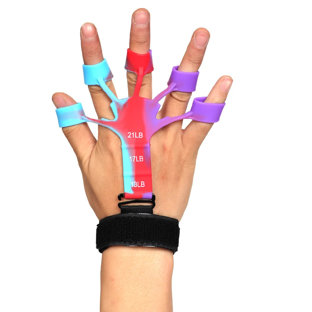 Silicone 5-Finger Grip Strengthener – Hand & Wrist Therapy Tool