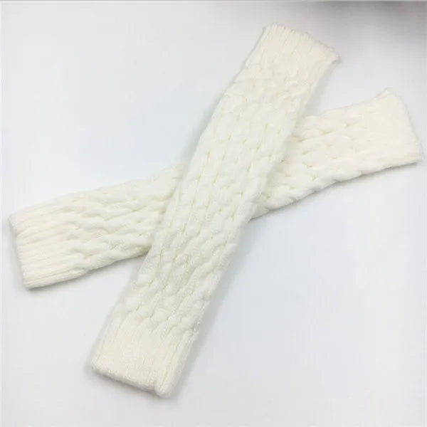 Autumn Winter Women's Kapron Legwarmers with Kneepad