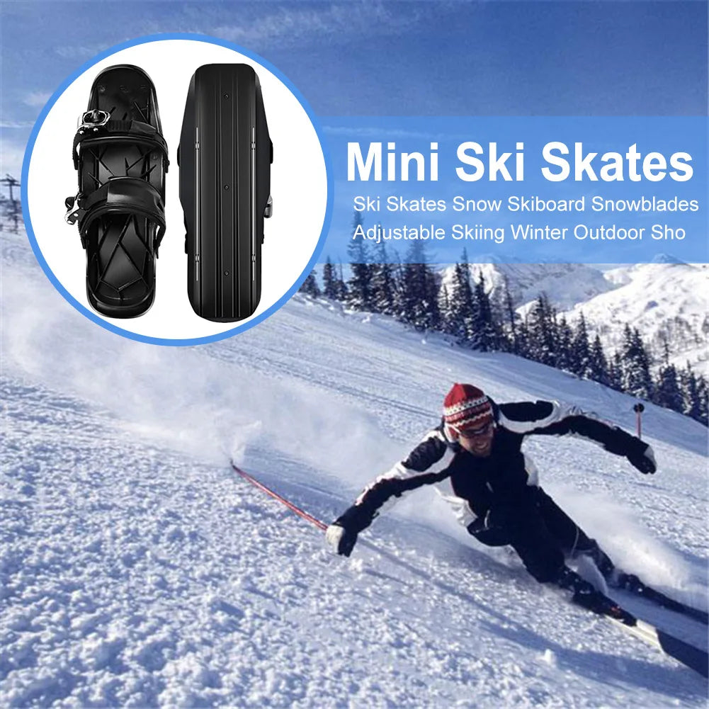 Mini Short Ski Skates – Portable Winter Skiboards