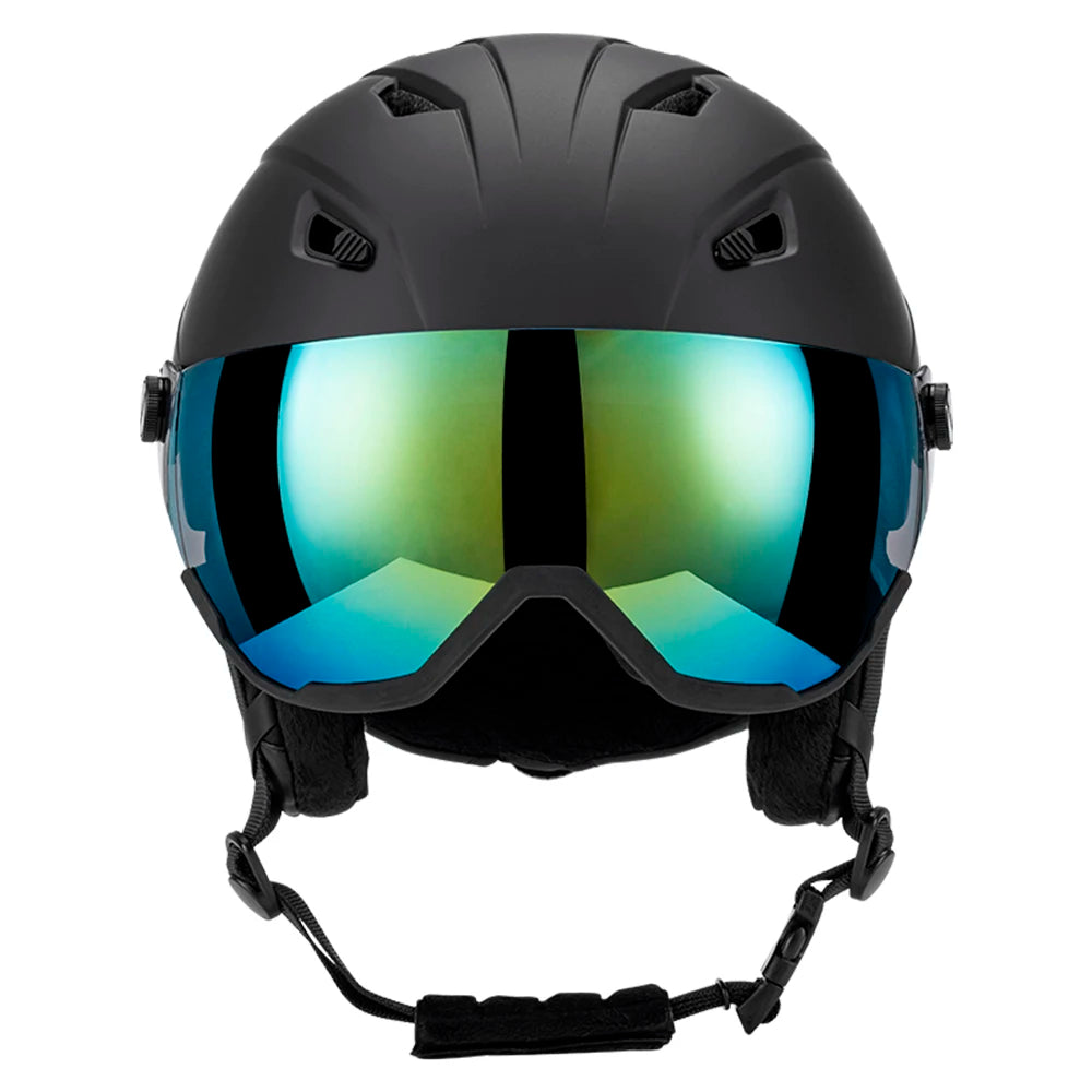 LIXADA Integrated Ski & Snowboard Helmet with Removable Visor & Goggles