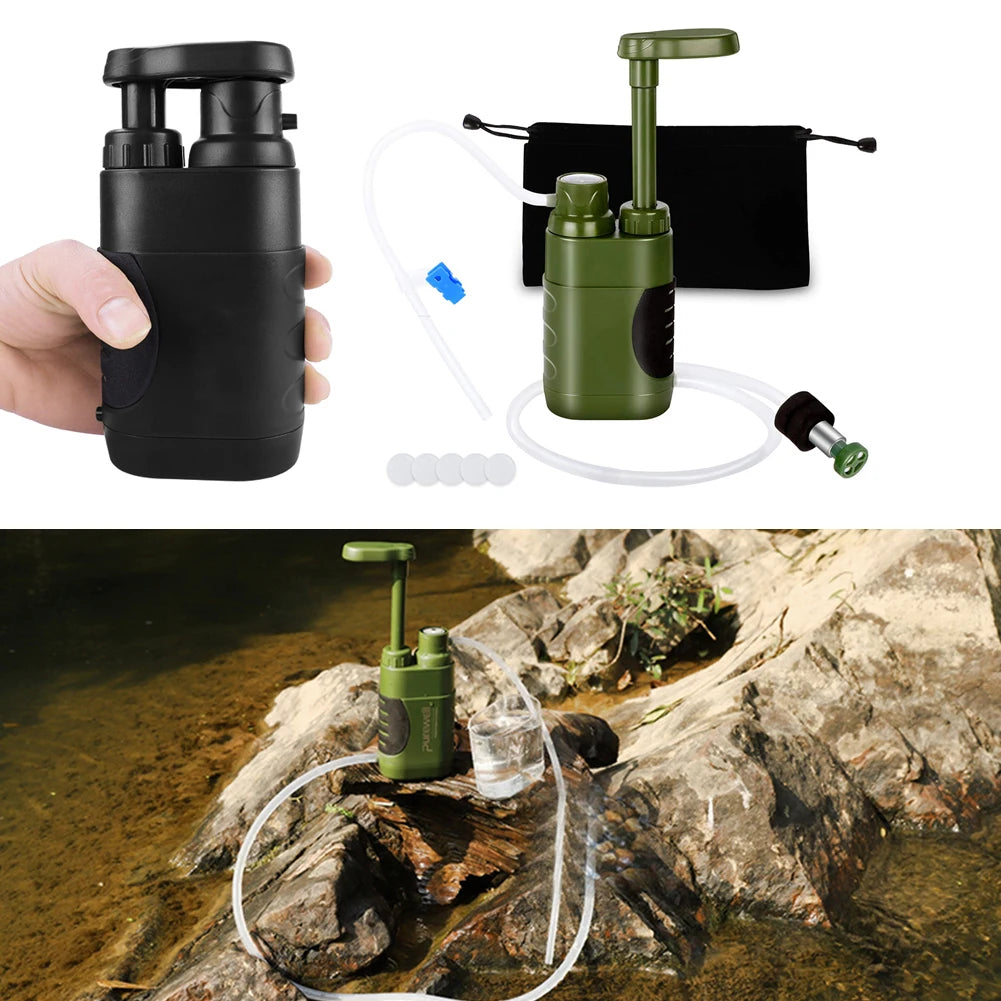 Portable Outdoor Water Filter – Survival & Camping Filtration System