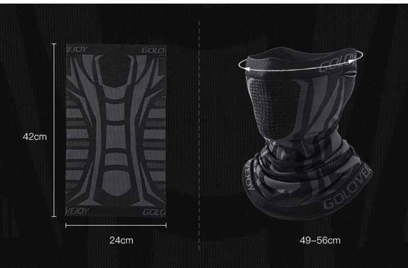 Winter Motorcycle Half Face Mask