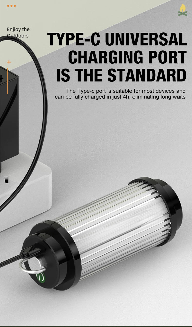 3000mAh USB Rechargeable Mini LED Camping Lantern