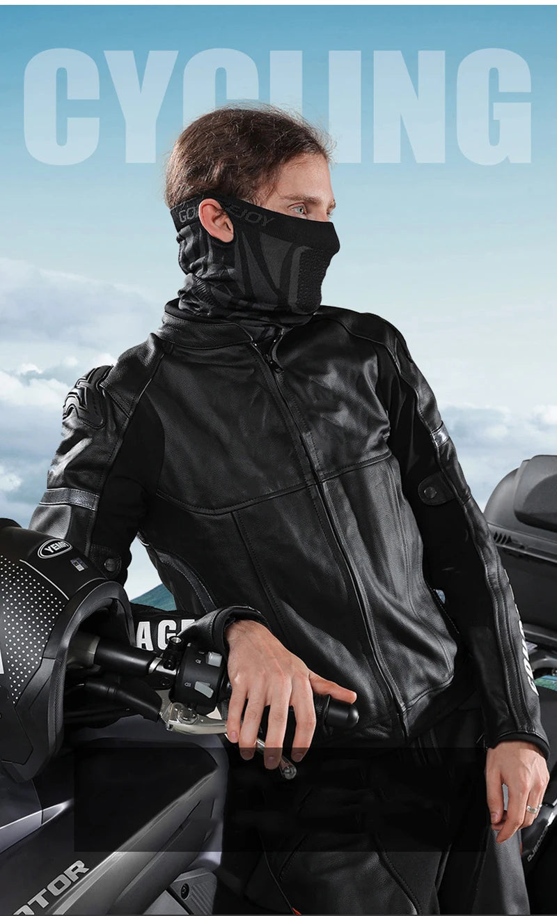 Winter Motorcycle Half Face Mask