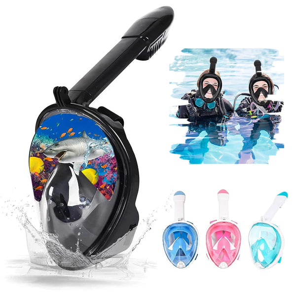 Professional Full Face Snorkel Mask for Adults