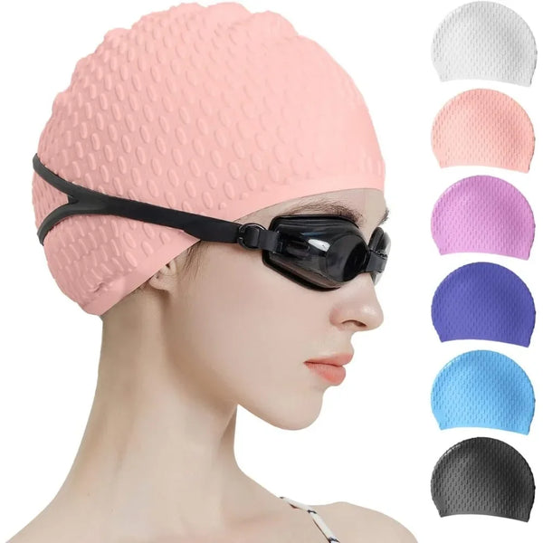 Silicone Swim Cap – Unisex Comfort Fit