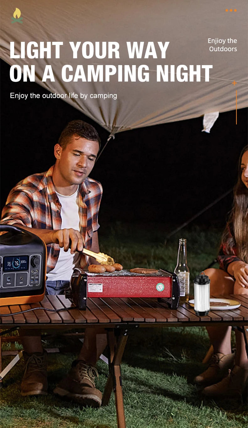 3000mAh USB Rechargeable Mini LED Camping Lantern