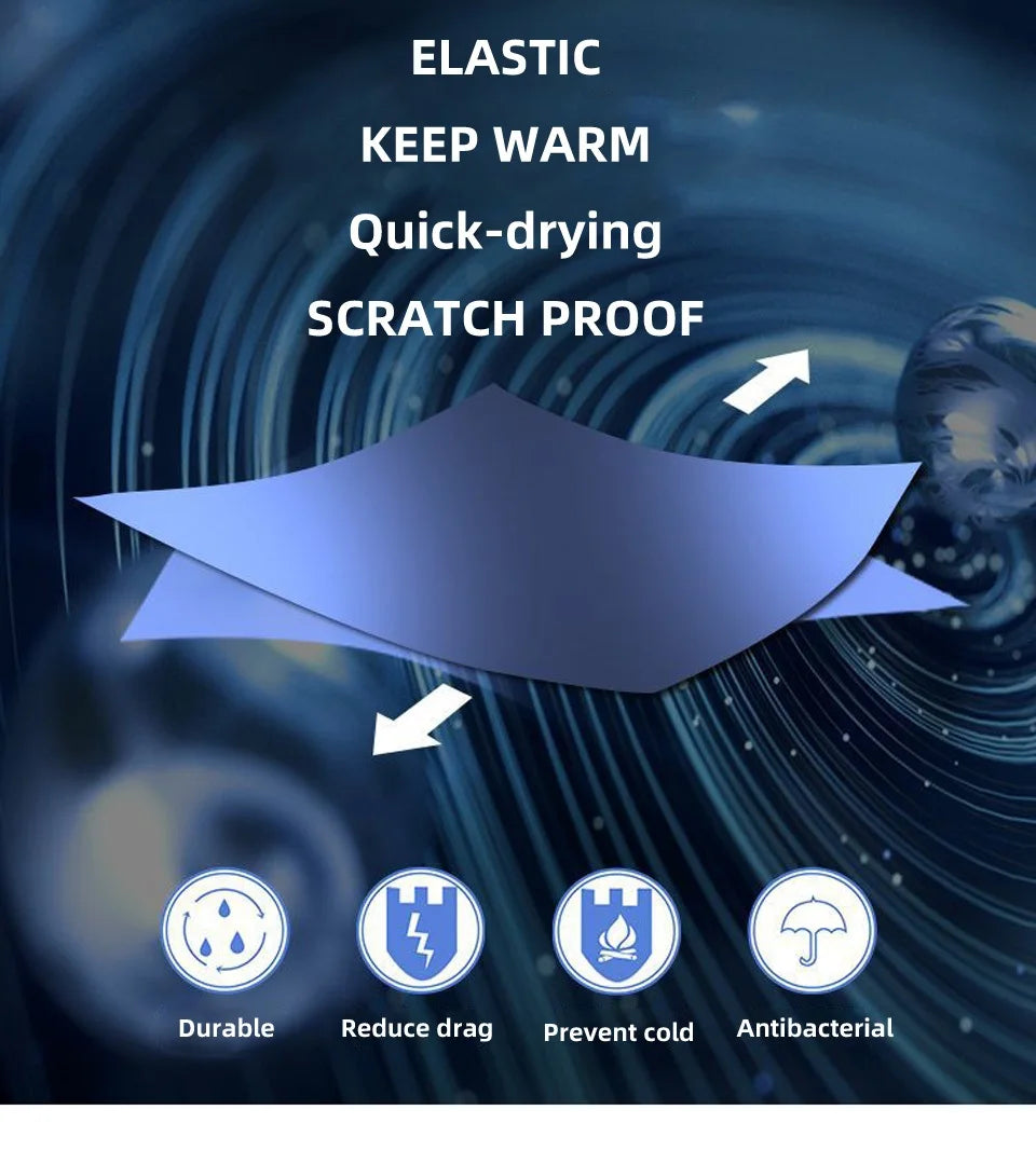 3mm/2mm Neoprene Wetsuit Full Body Thermal Diving & Surfing Suit