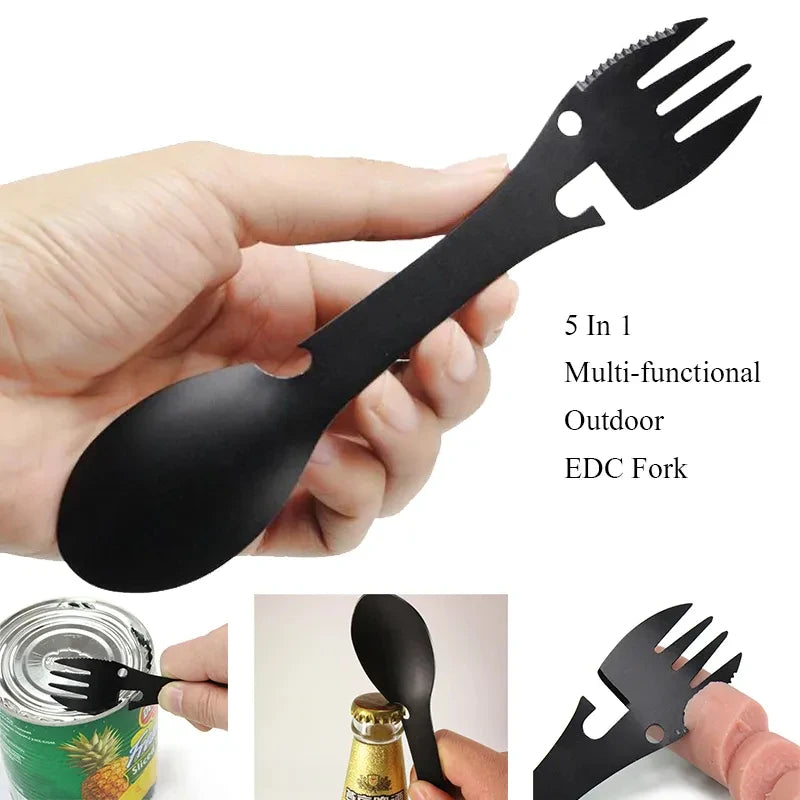 5-in-1 Outdoor Survival Multi-Tool Kit