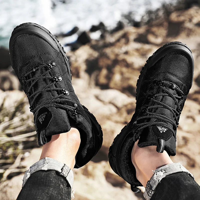 HIKEUP Men's Non-Slip Hiking Shoes