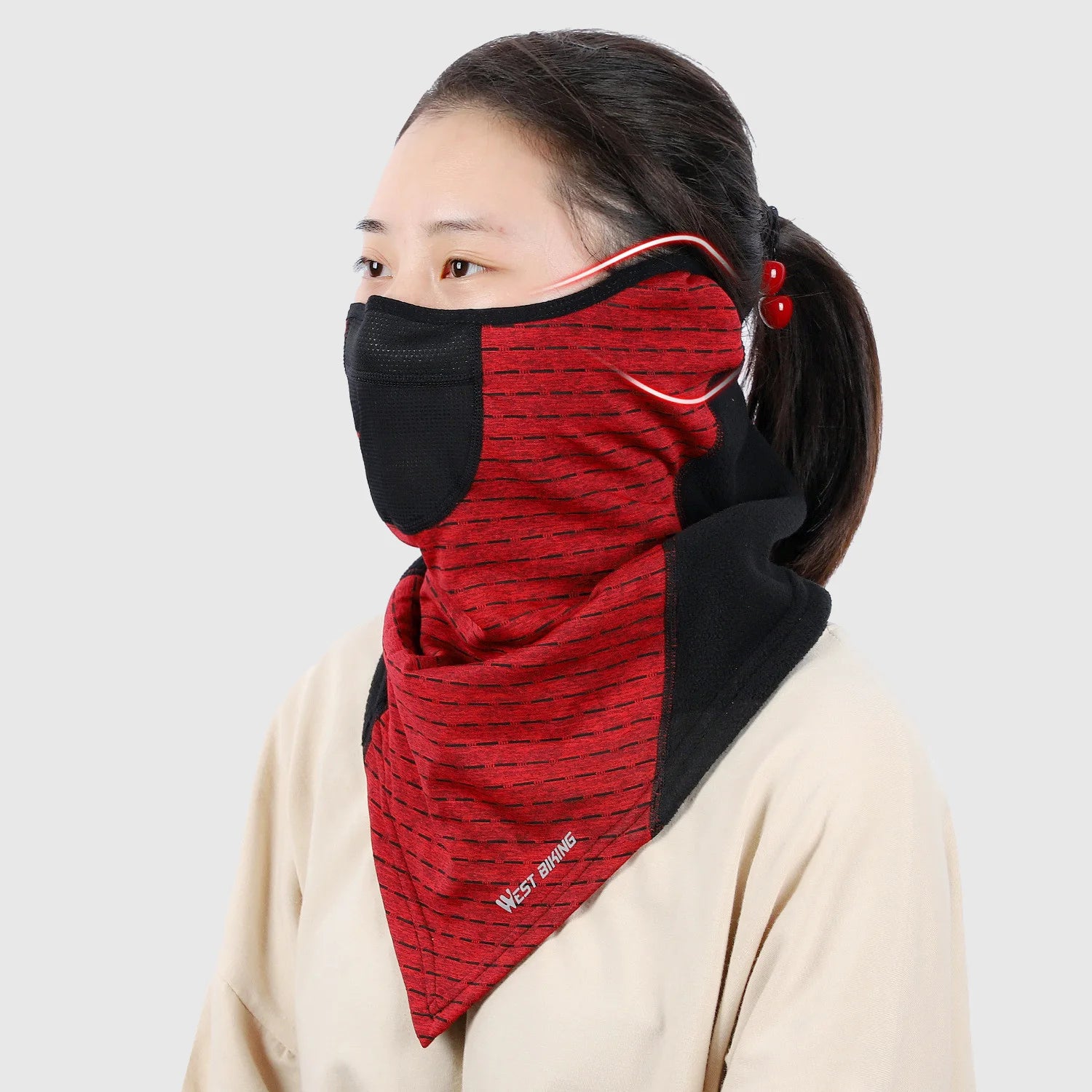 WEST BIKING Winter Windproof Thermal Neck Warmer