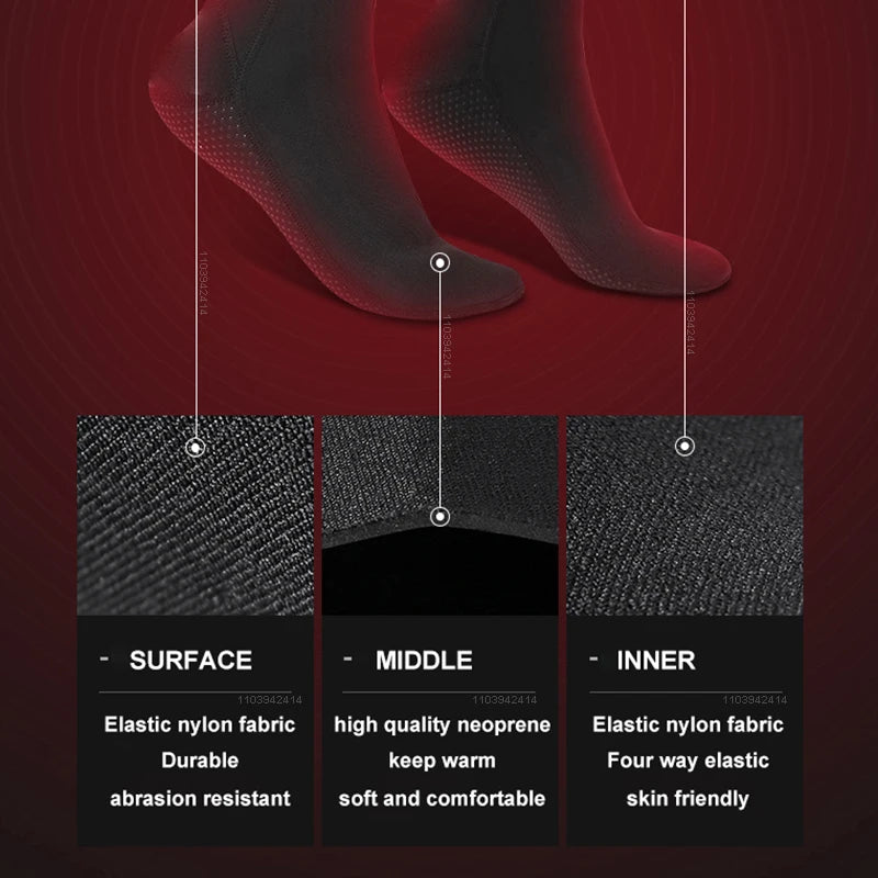 3mm Neoprene Water Socks for Beach & Water Sports