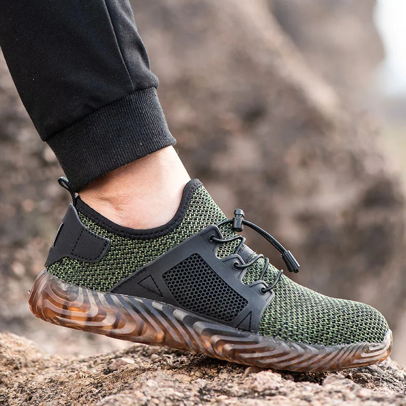 Men’s Steel Toe Lightweight Safety Work Shoes