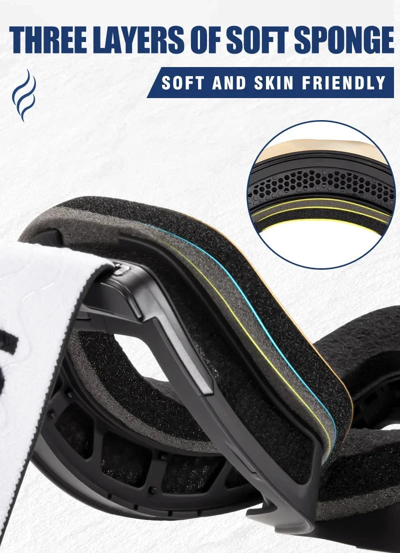 Kapvoe Photochromic Magnetic Ski Goggles UV400