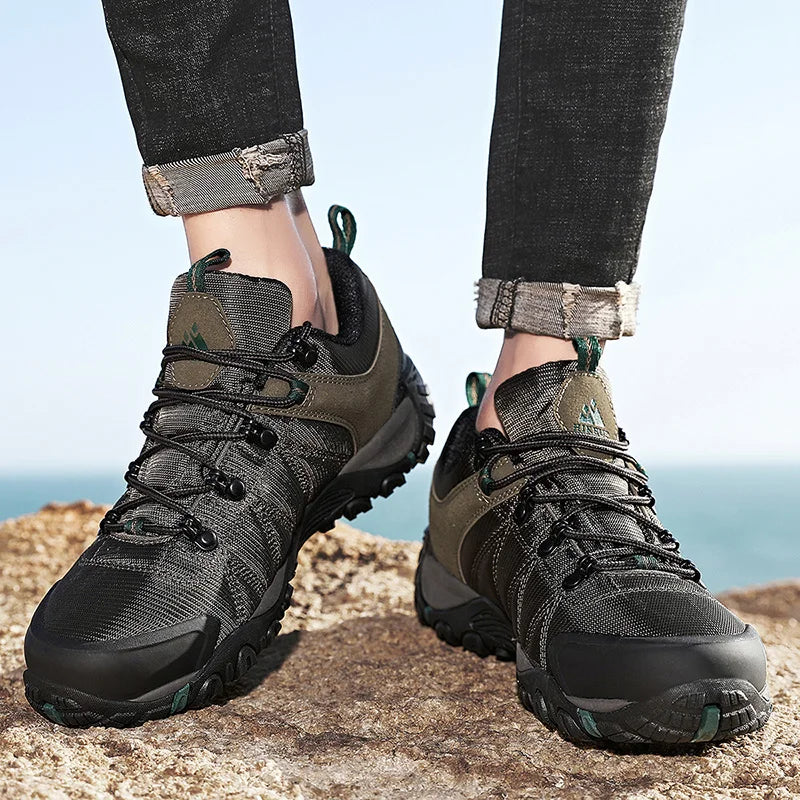 HIKEUP Men's Non-Slip Hiking Shoes